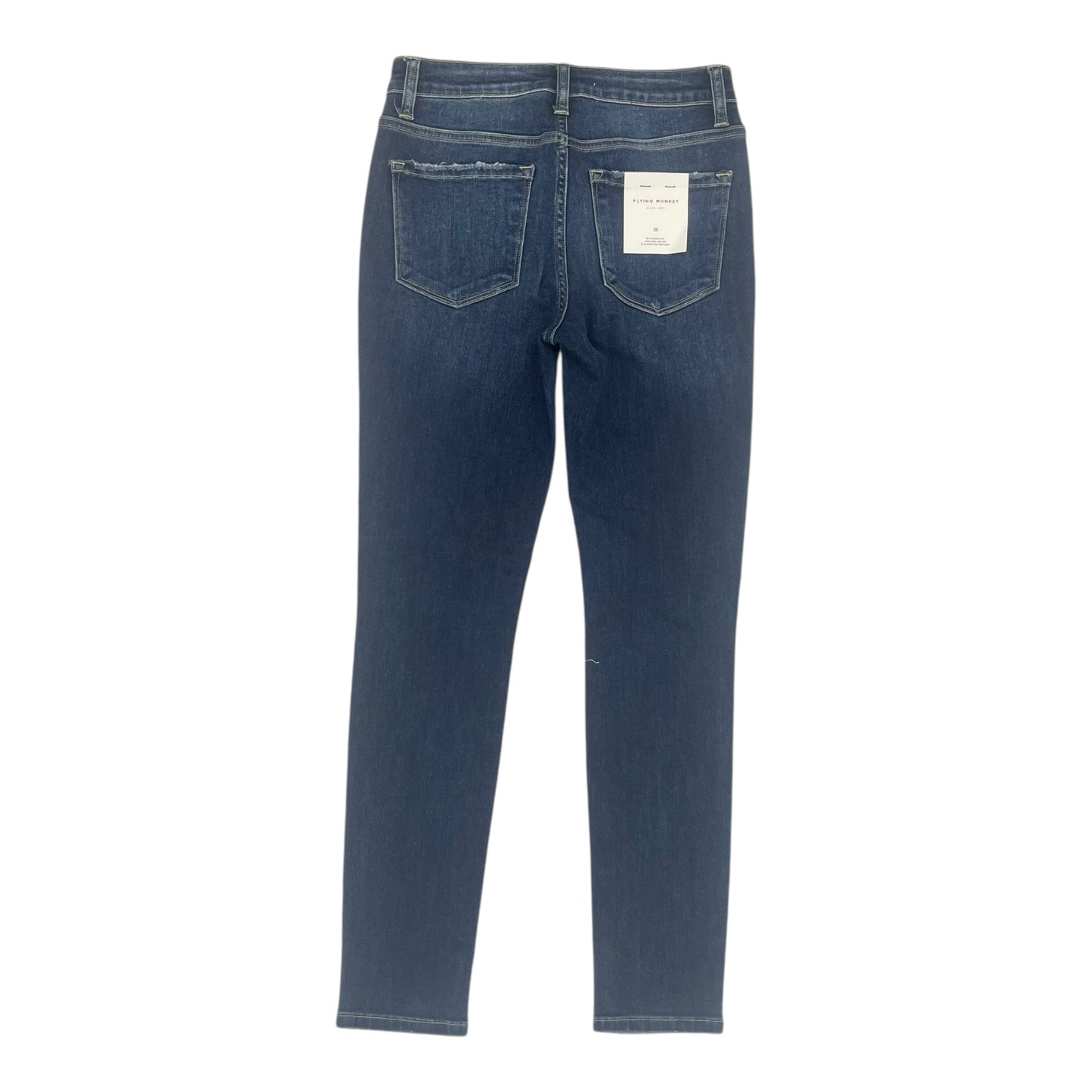 Jeans Skinny By Flying Monkey In Blue Denim, Size:6