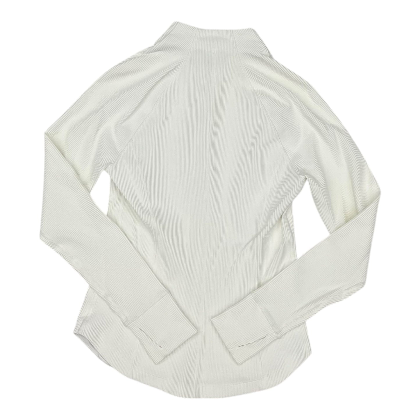 Athletic Jacket By Athleta In White, Size:M