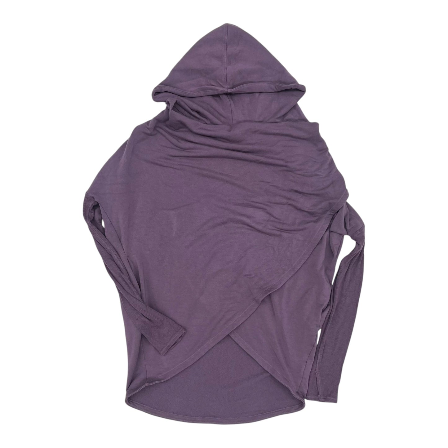 Athletic Top Ls Hoodie By Athleta In Purple, Size:Xs