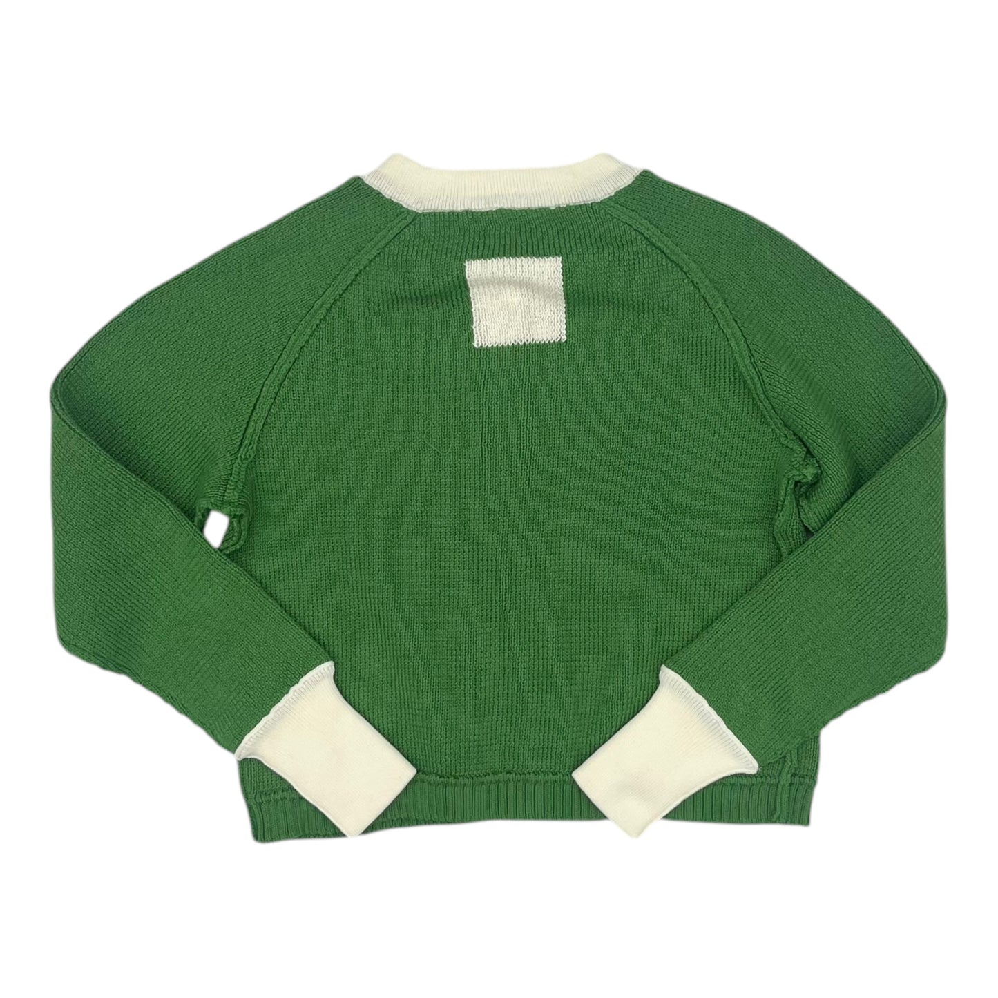 Sweater Cardigan By Cmf In Green, Size:M