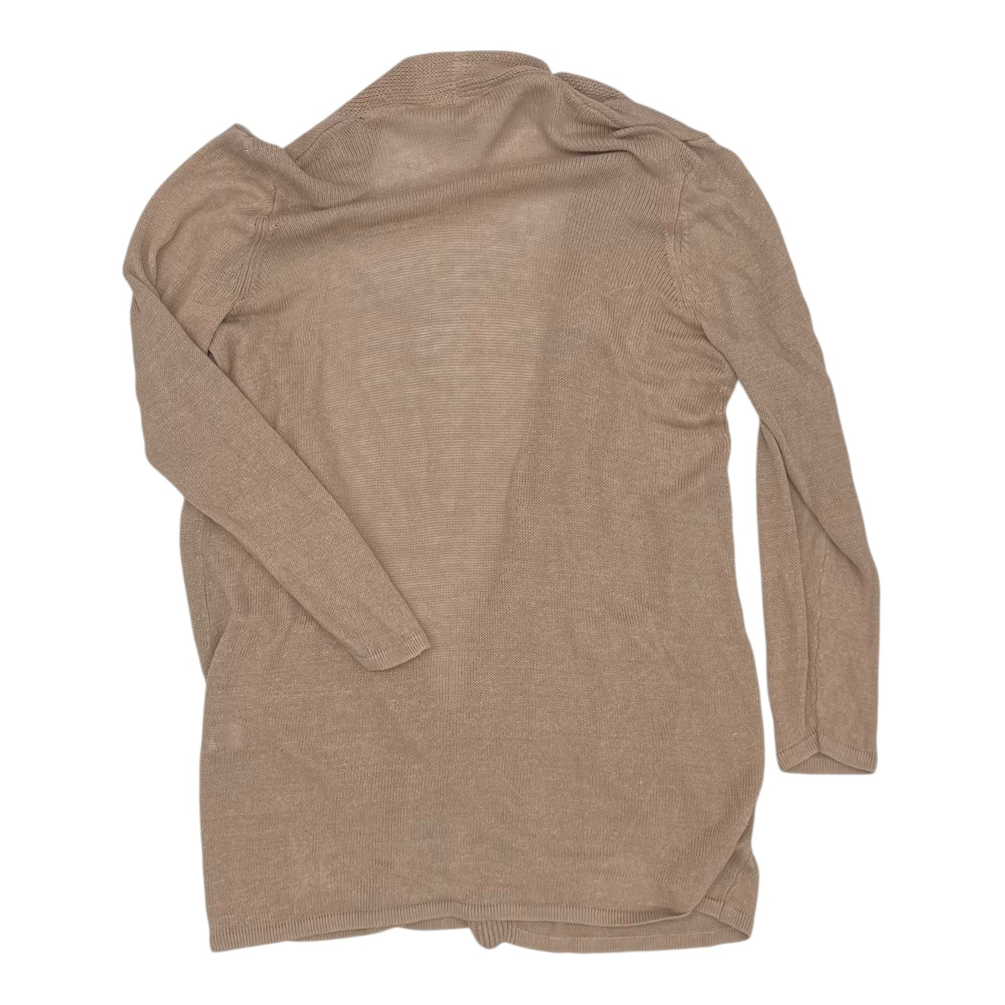 Cardigan By J. Jill In Tan, Size:L