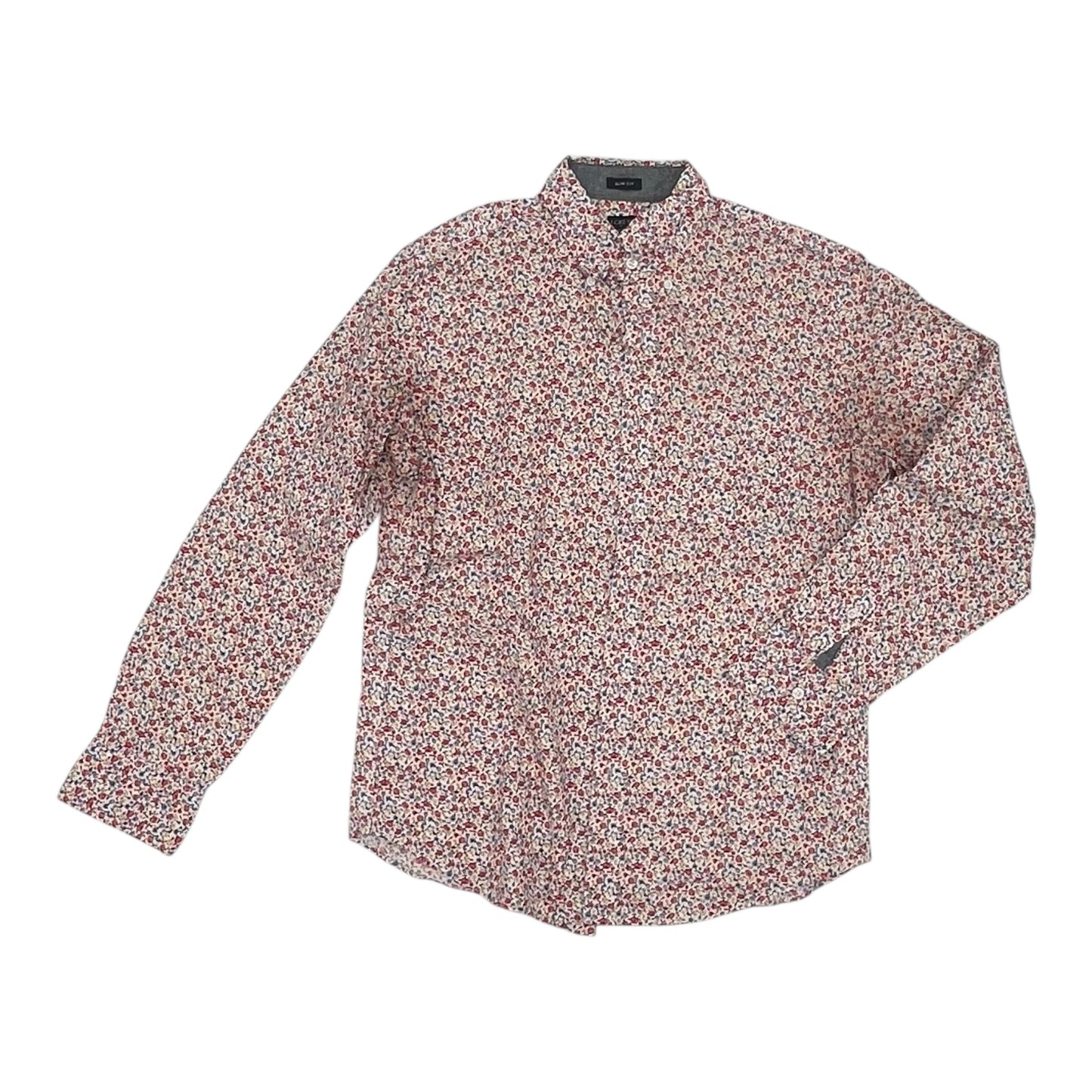 Blouse Ls By J. Crew In Floral Print, Size:M