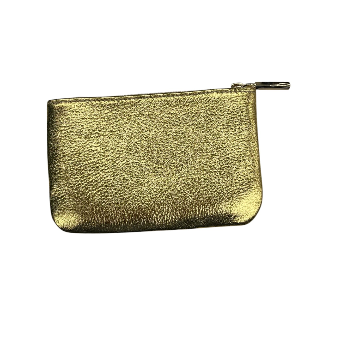 Coin Purse By Clothes Mentor In Gold, Size:Small
