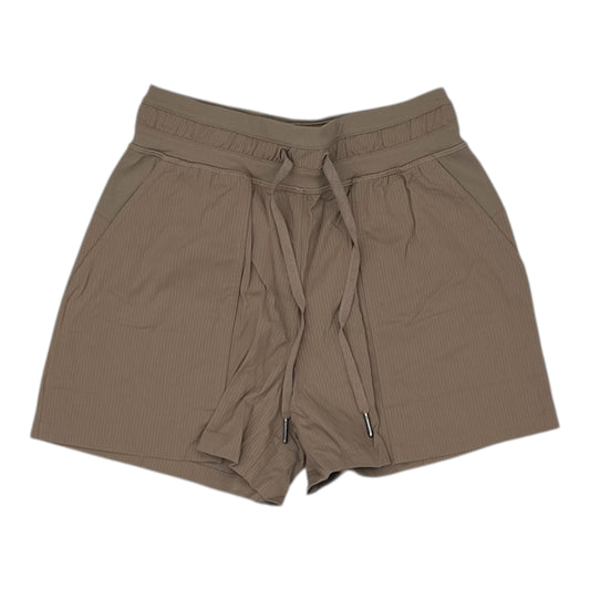 Athletic Shorts By Lululemon In Tan, Size:2