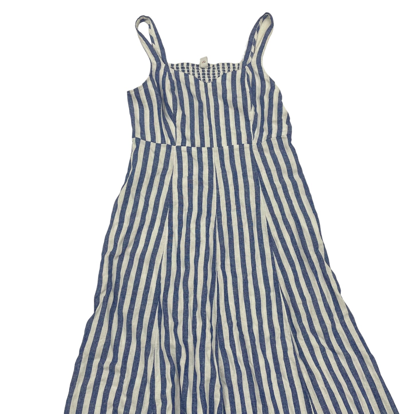 BLUE & WHITE OLD NAVY DRESS CASUAL MAXI, Size L