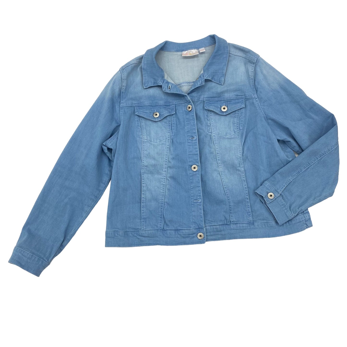 BLUE DENIM JACKET DENIM by BELLE BY KIM GRAVEL Size:L