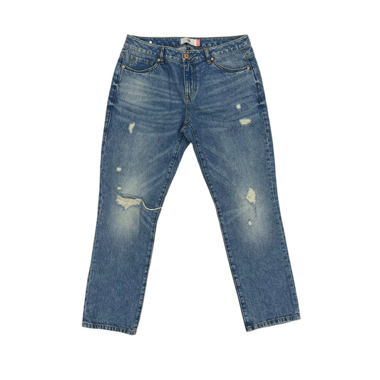 Jeans Straight By Cabi In Blue Denim, Size:6