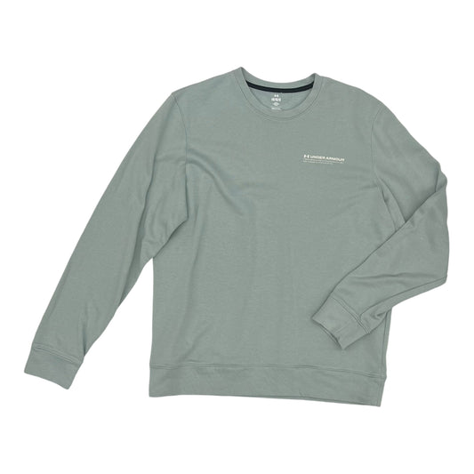 Athletic Top Ls Crewneck By Under Armour In Green, Size:L