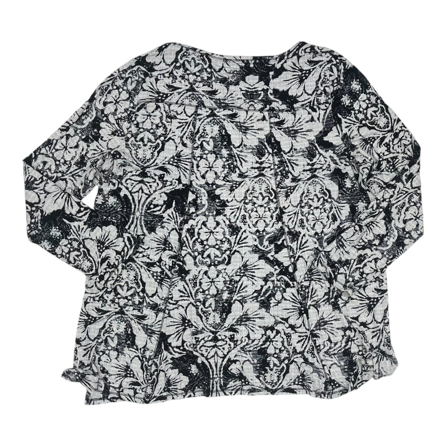 Top Ls By Chicos In Black & White, Size:Xl