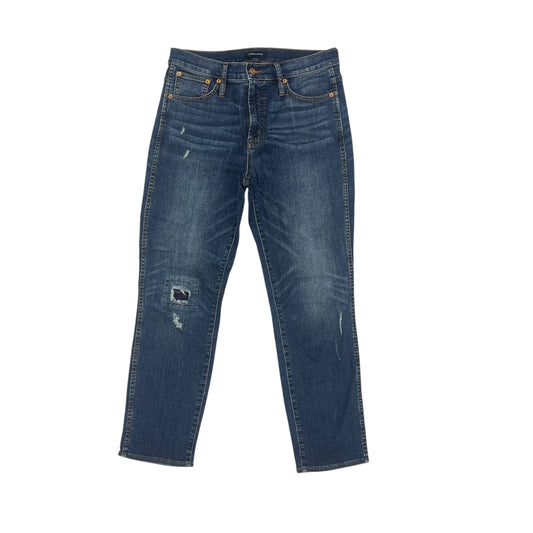 Jeans Straight By J. Crew In Blue Denim, Size:8