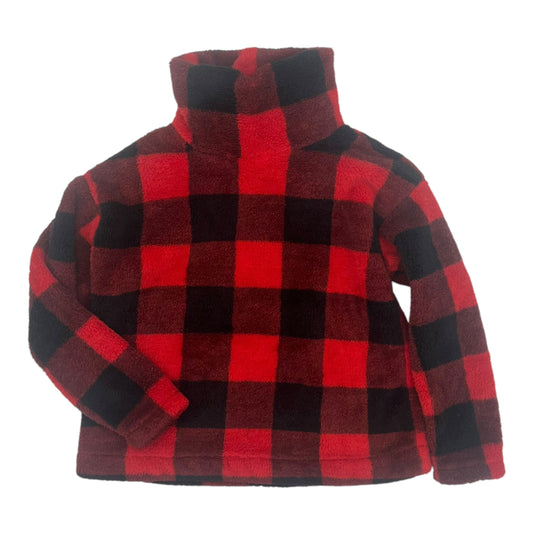 Sweatshirt Collar By Loft In Plaid Pattern, Size:S