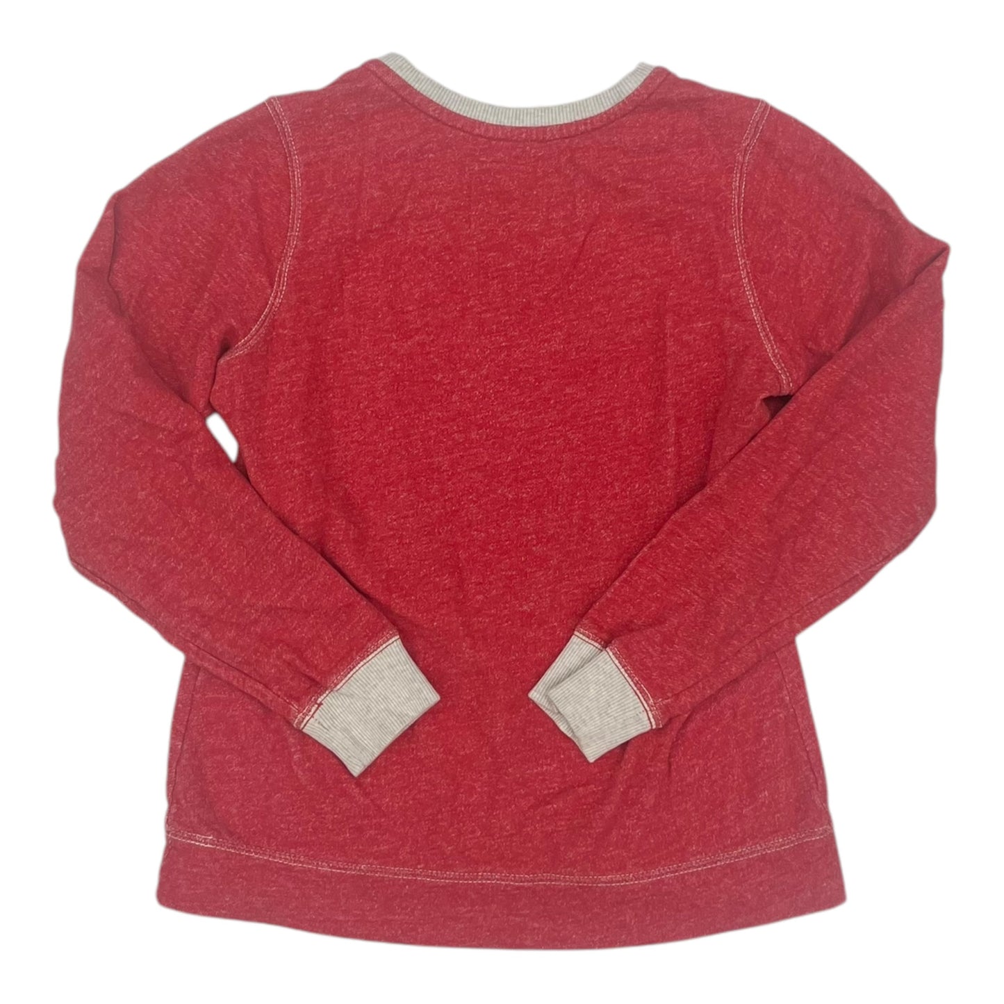 Athletic Top Ls Crewneck By Clothes Mentor In Red, Size:S