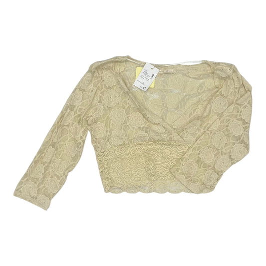 Top Ls By Areve In Cream, Size:Xl