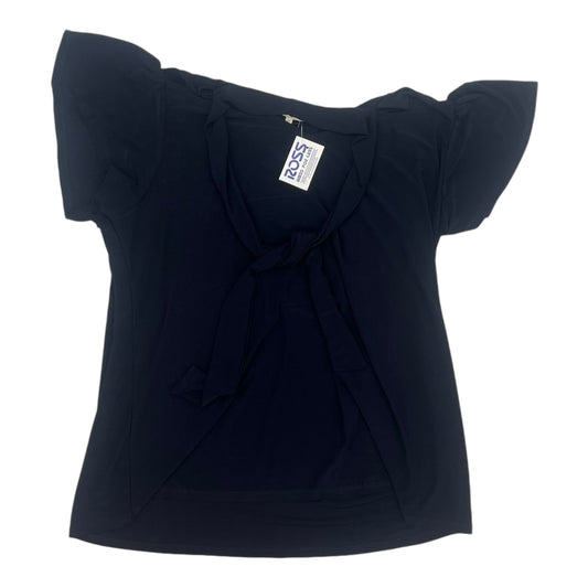 Blouse Ss By Joie In Navy, Size:2X