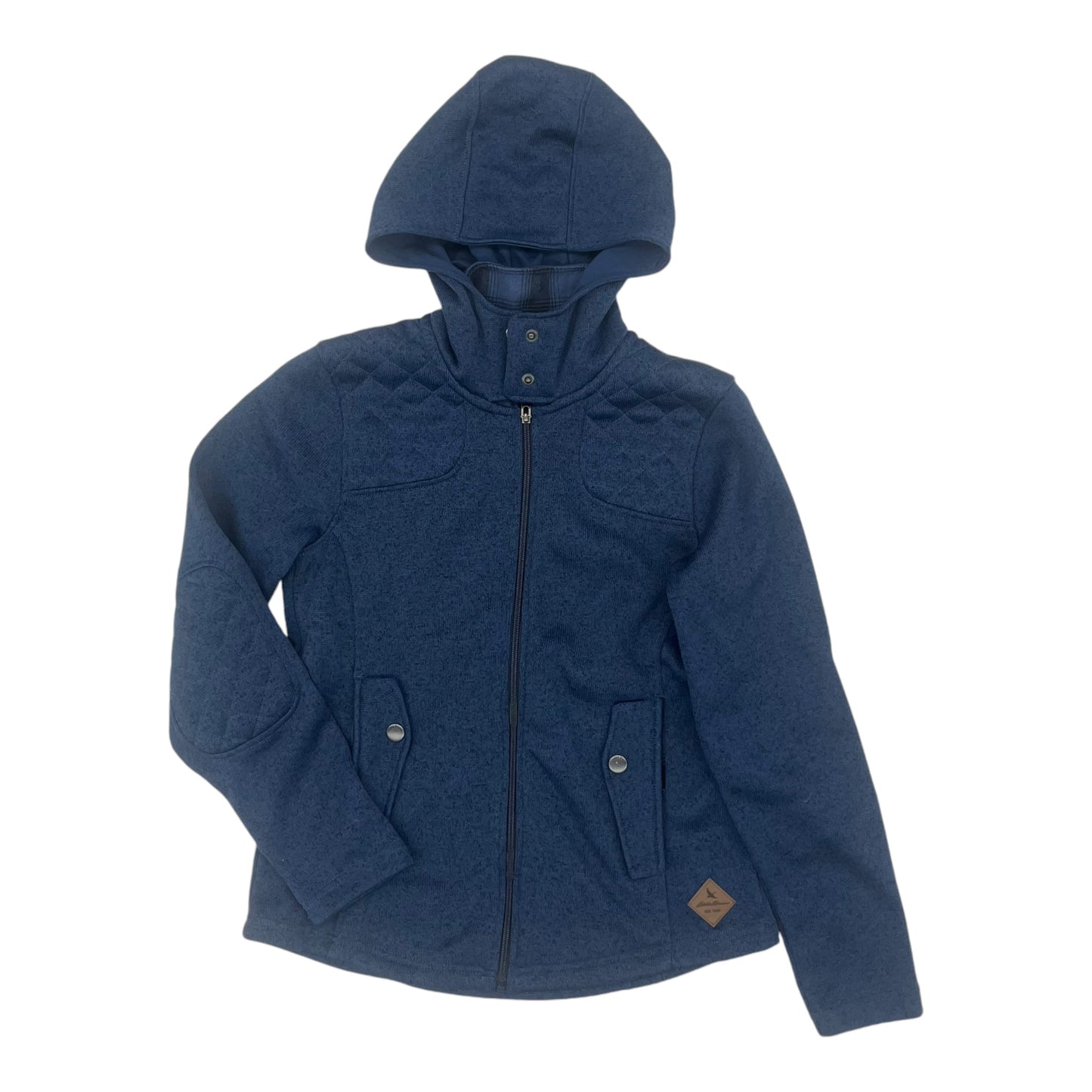 Jacket Fleece By Eddie Bauer In Blue, Size:M