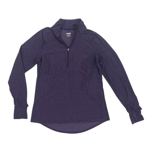 Athletic Top Ls Collar By Avia In Purple, Size:S