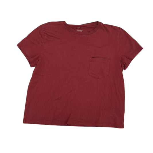 Top Ss By Everlane In Red, Size:M