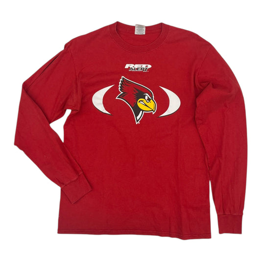 Athletic Top Ls Collar By Clothes Mentor In Red, Size:M