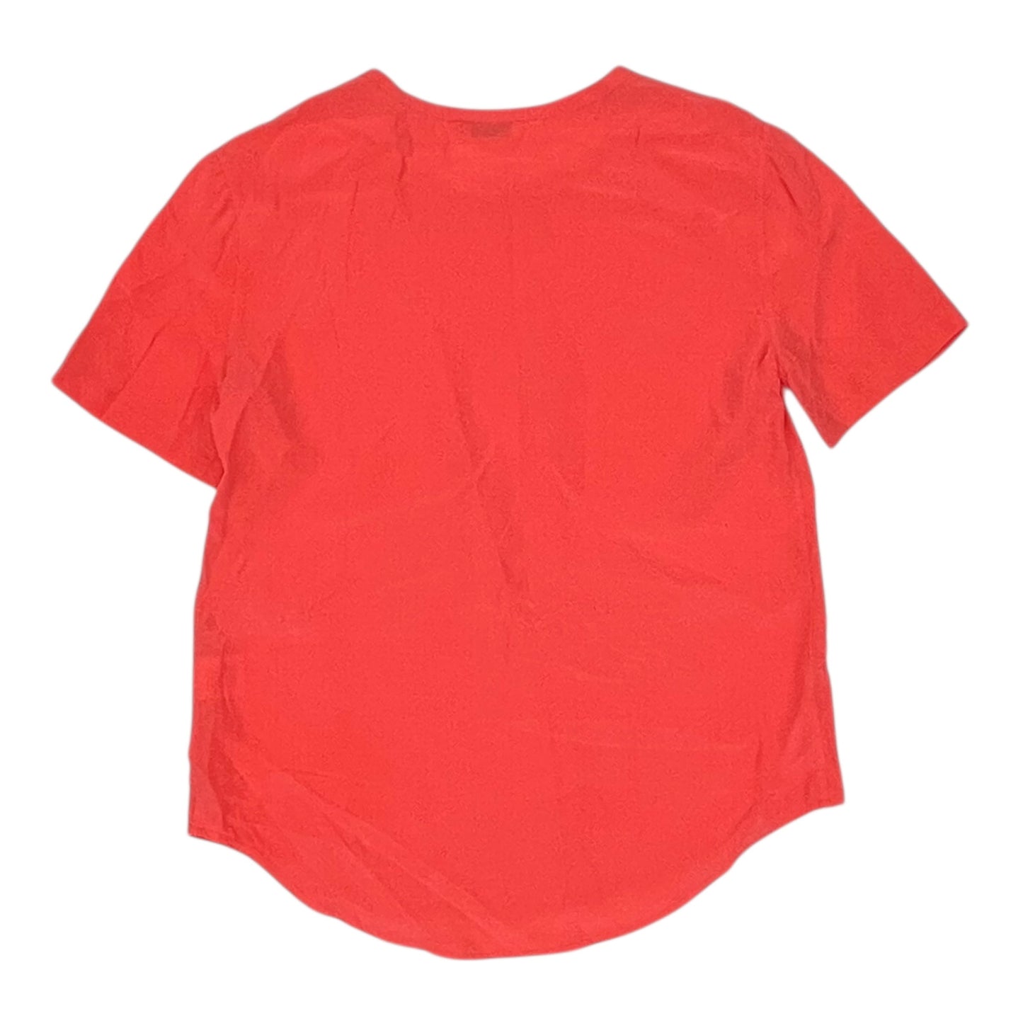 Blouse Ss By Equipment In Orange, Size:M