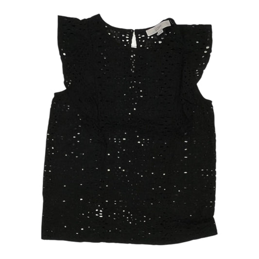 Blouse Sleeveless By Loft In Black, Size:Xs