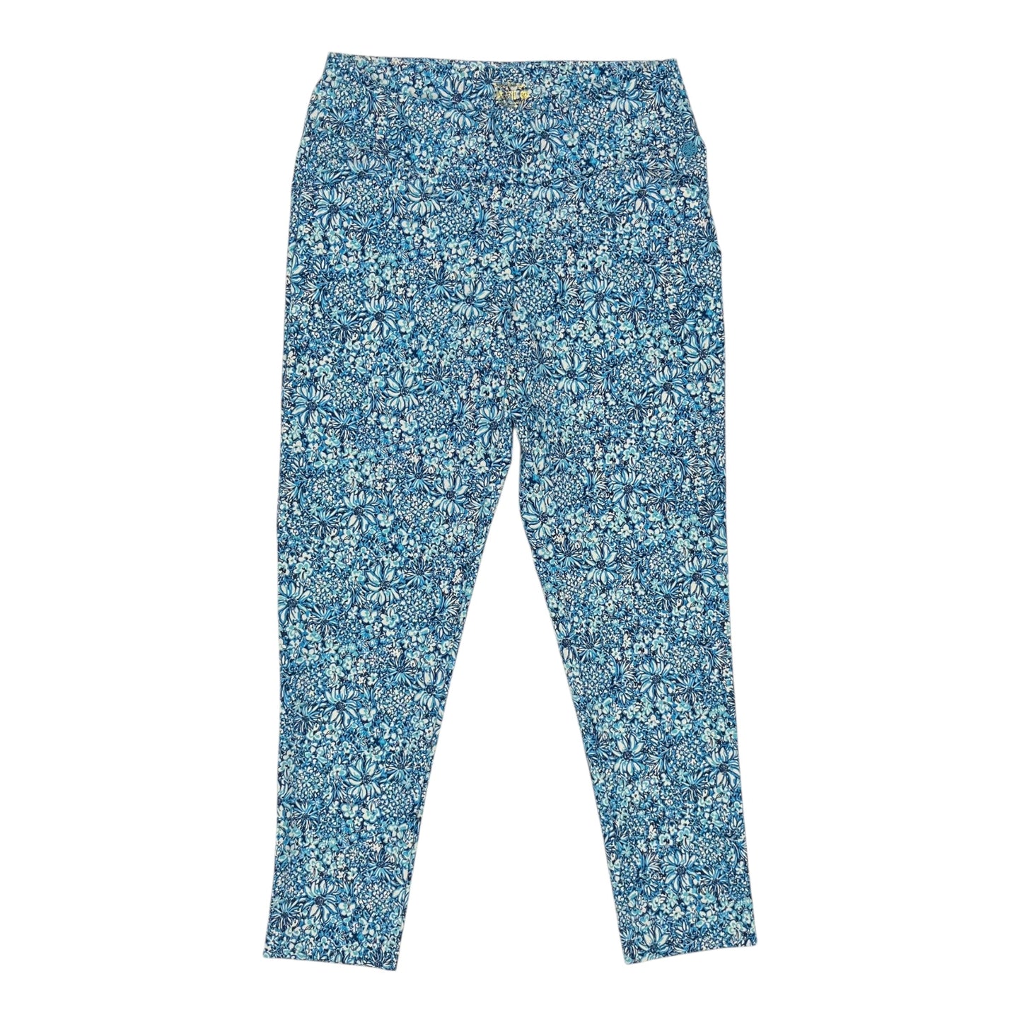 Pants Designer By Lilly Pulitzer In Blue & White, Size:10