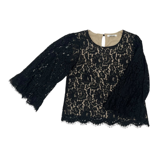 BLOUSE LS by ROSE AND OLIVE In BLACK, Size: XL