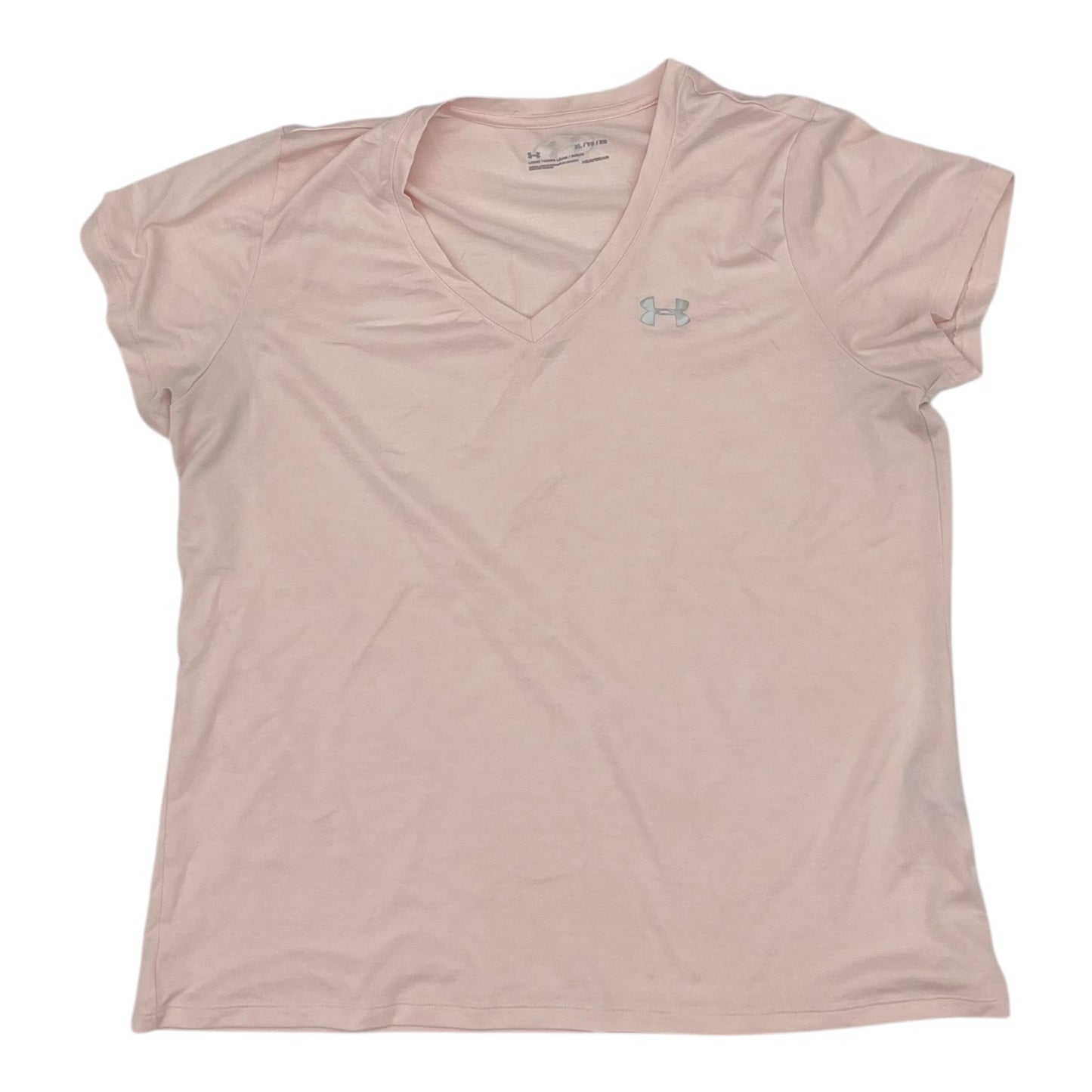 Athletic Top Ss By Under Armour In Pink, Size:Xl