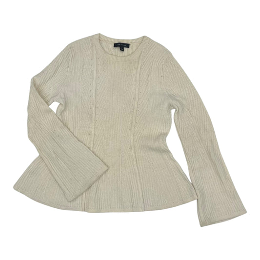 Sweater By Ann Taylor In Cream, Size:M