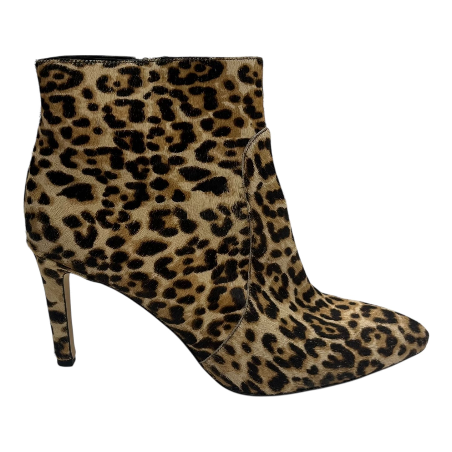 Boots Ankle Heels By Sam Edelman In Leopard Print, Size:11