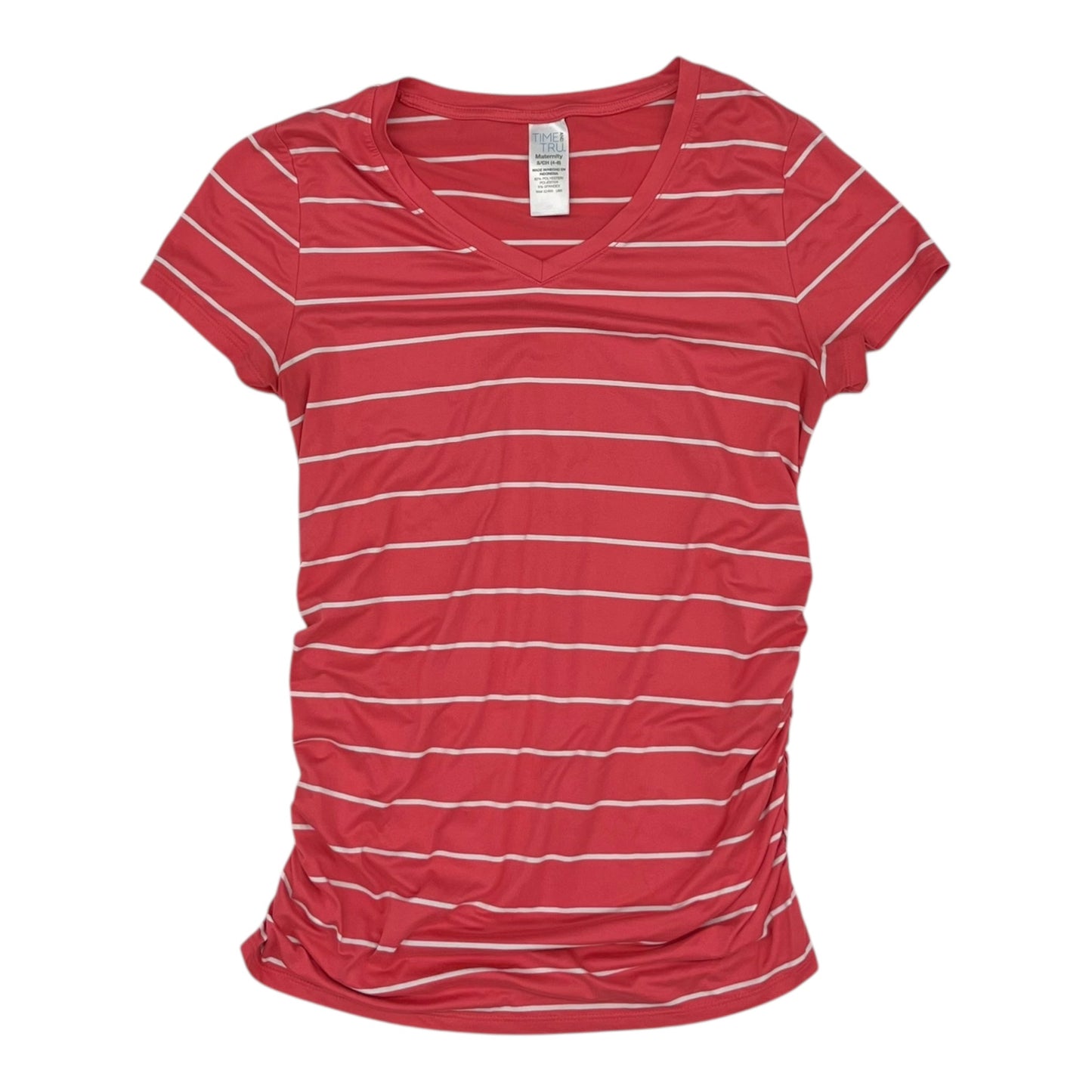 Mat Top Ss By Time And Tru In Orange, Size:S