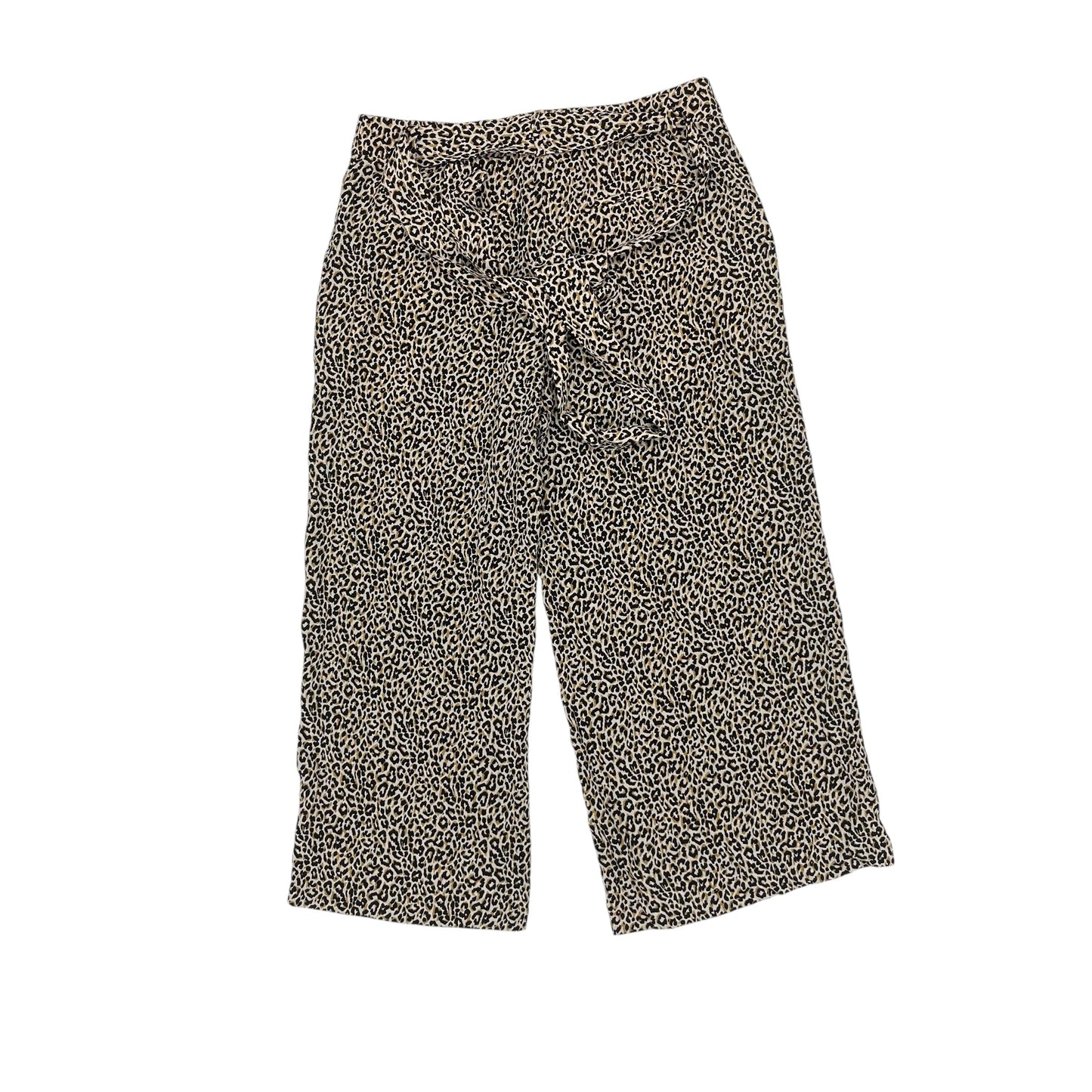 Pants Wide Leg By J. Crew In Leopard Print, Size:12