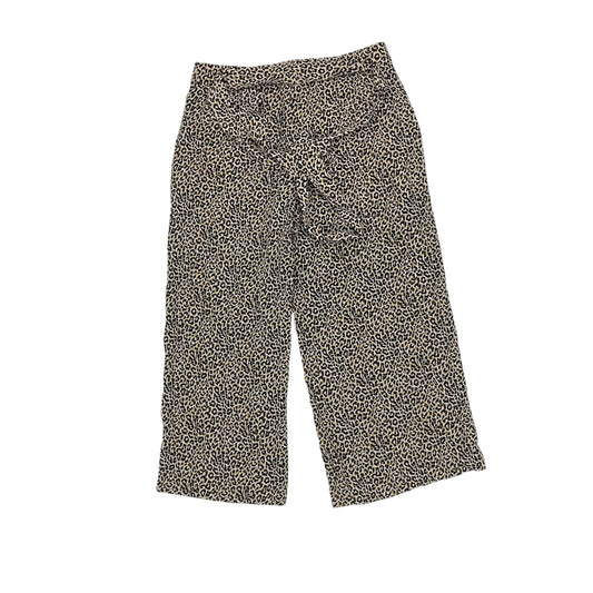 Pants Wide Leg By J. Crew In Leopard Print, Size:12