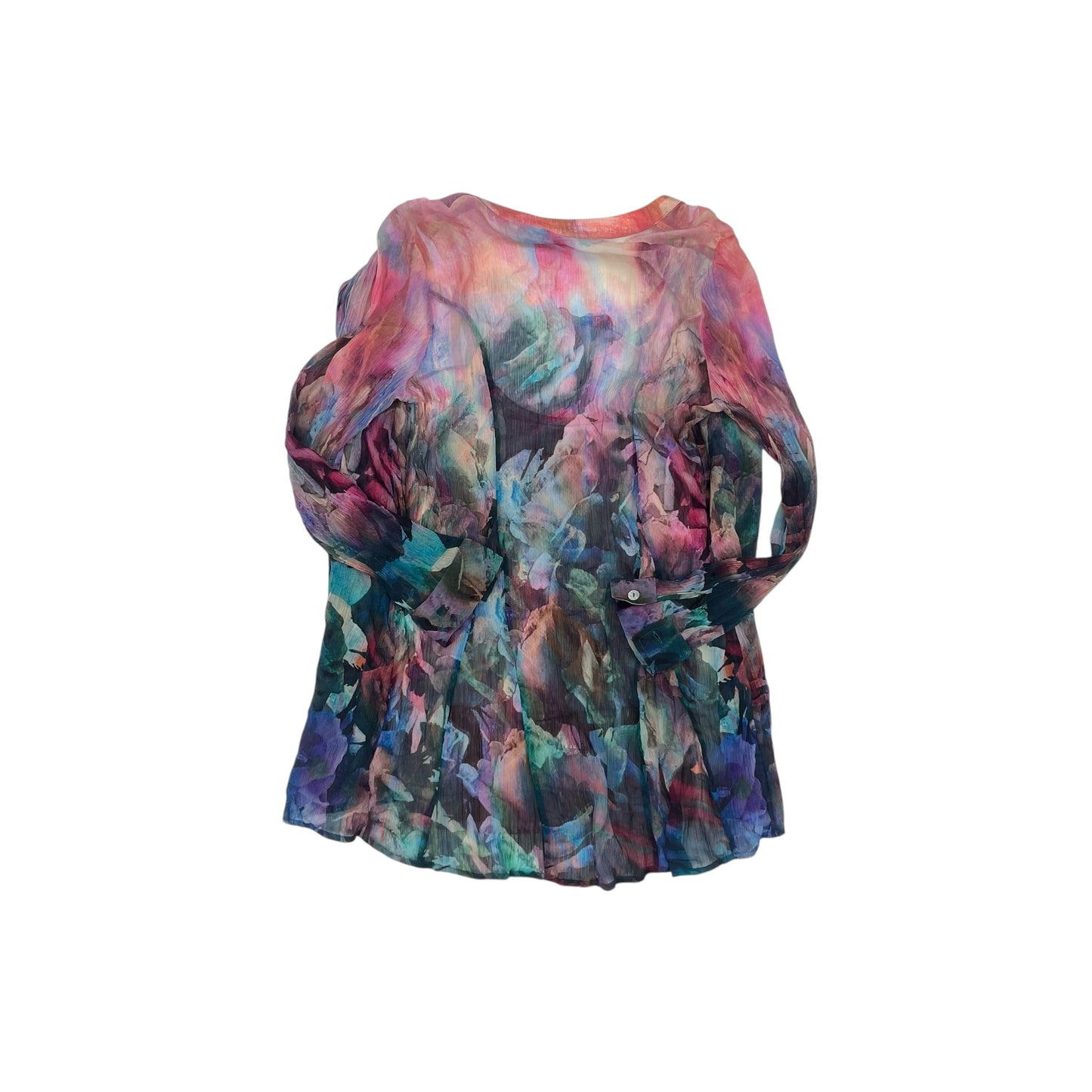 BLOUSE LS by SOFT SURROUNDINGS In PINK, Size: S