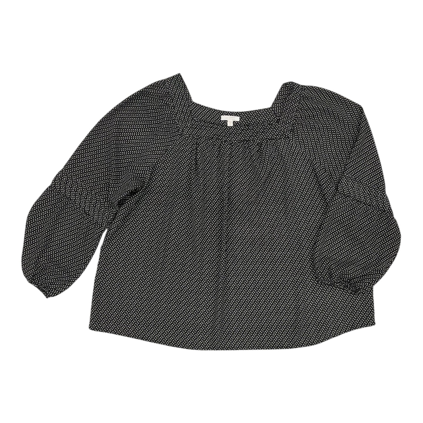 Blouse Ls By Lc Lauren Conrad In Black, Size:2X