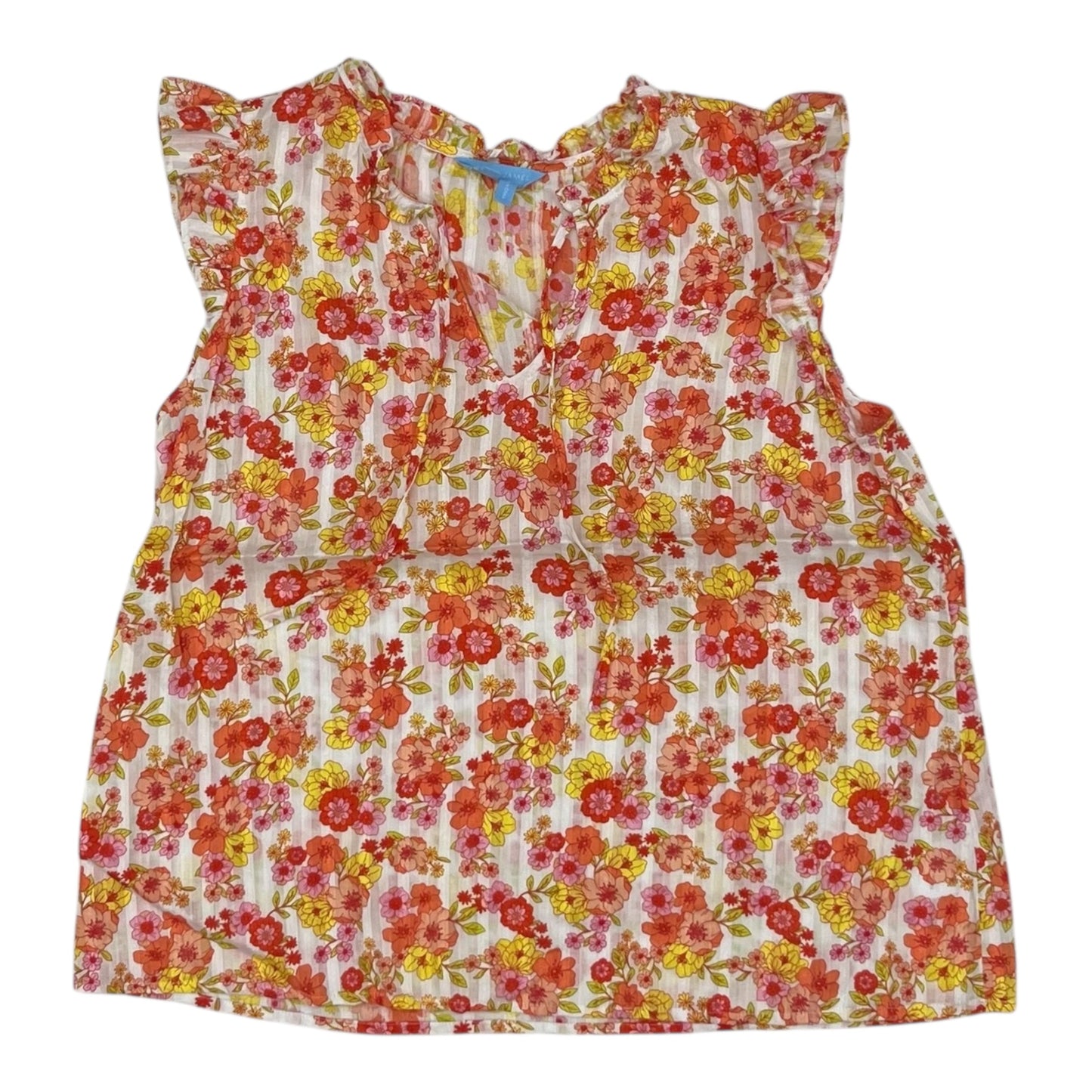 Blouse Sleeveless By Draper James In Floral Print, Size:S