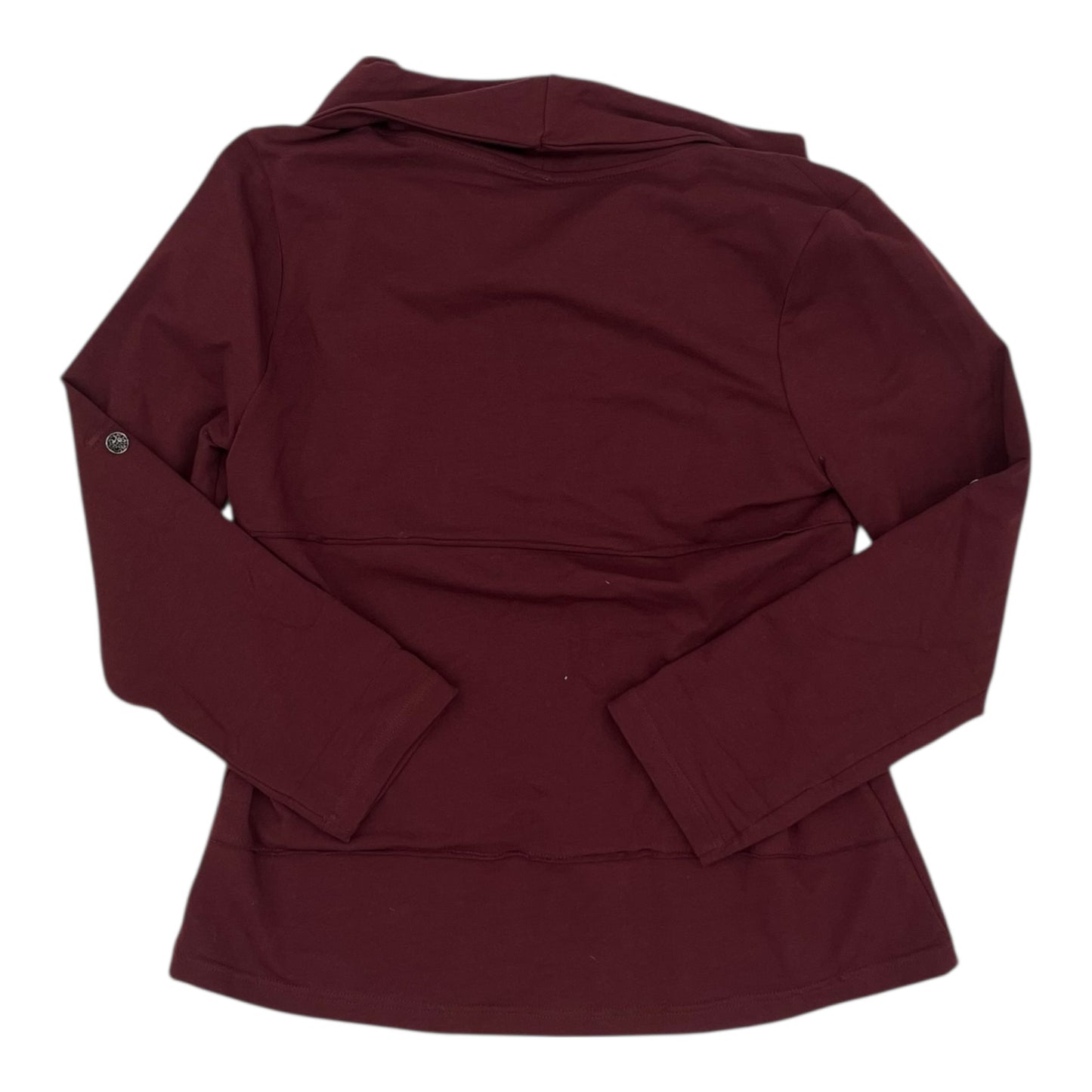 Top Ls By Lulu B In Maroon, Size:Xs