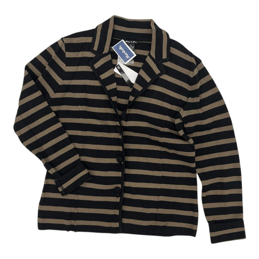 Blazer By Clothes Mentor In Black & Brown, Size:Xl