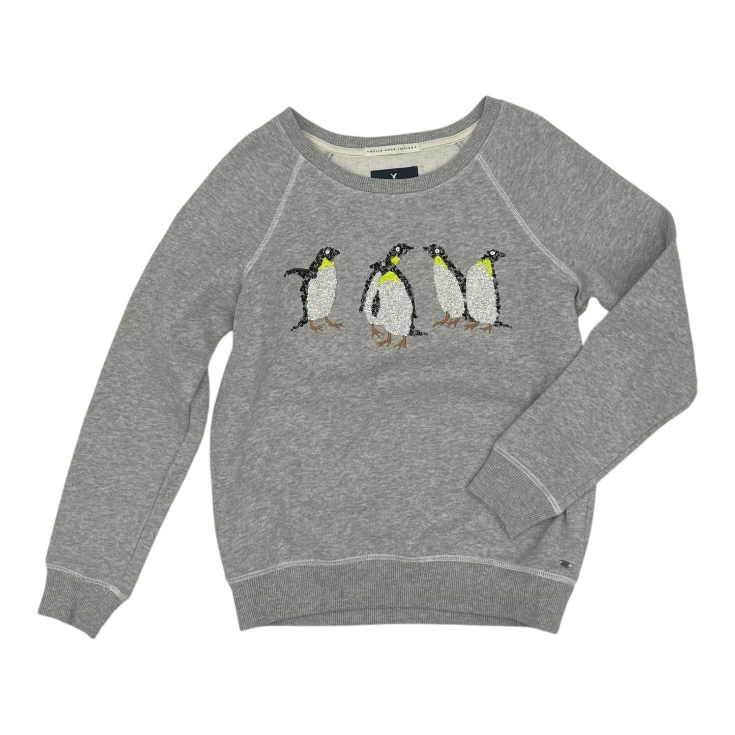 Sweatshirt Crewneck By American Eagle In Grey, Size:M