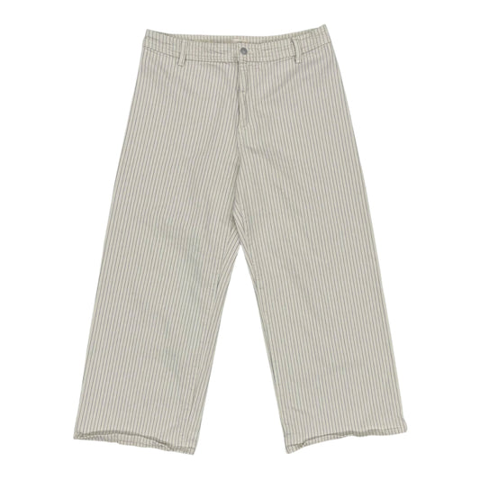 Jeans Wide Leg By Universal Thread In Cream, Size:16