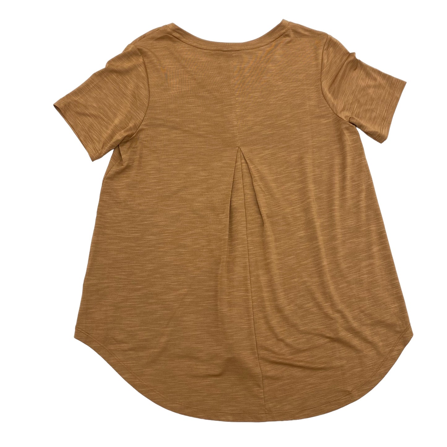 BROWN TOP SS by CLOTHES MENTOR Size:M