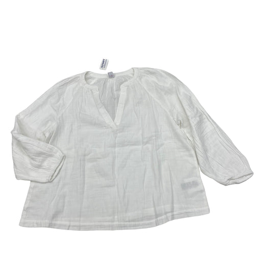 WHITE TOP LS by OLD NAVY Size:PETITE L