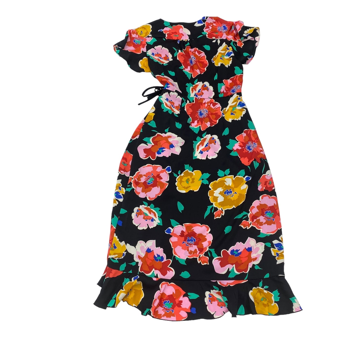 FLORAL PRINT WHO WHAT WEAR DRESS CASUAL MIDI, Size XS