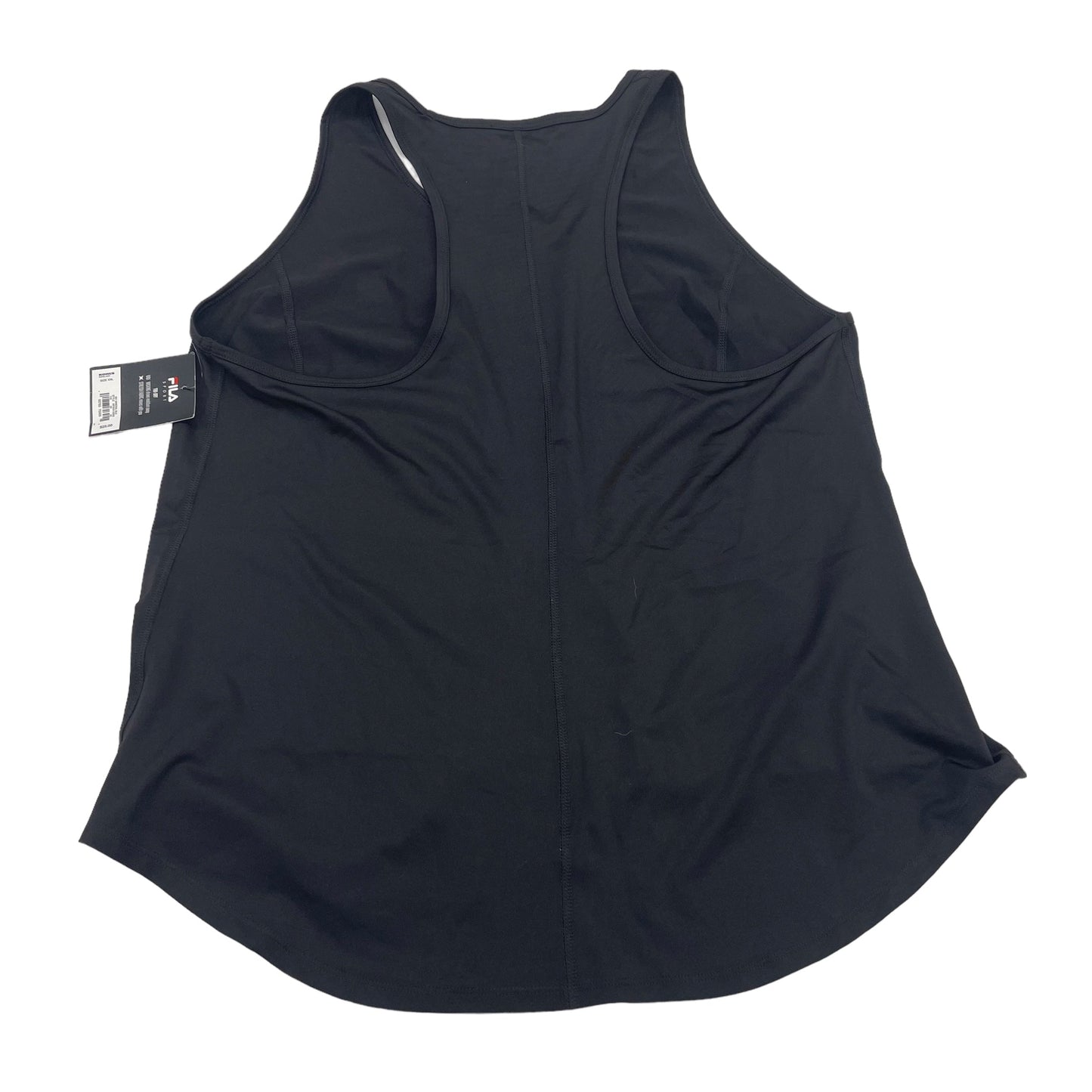 BLACK ATHLETIC TANK TOP by FILA Size:2X