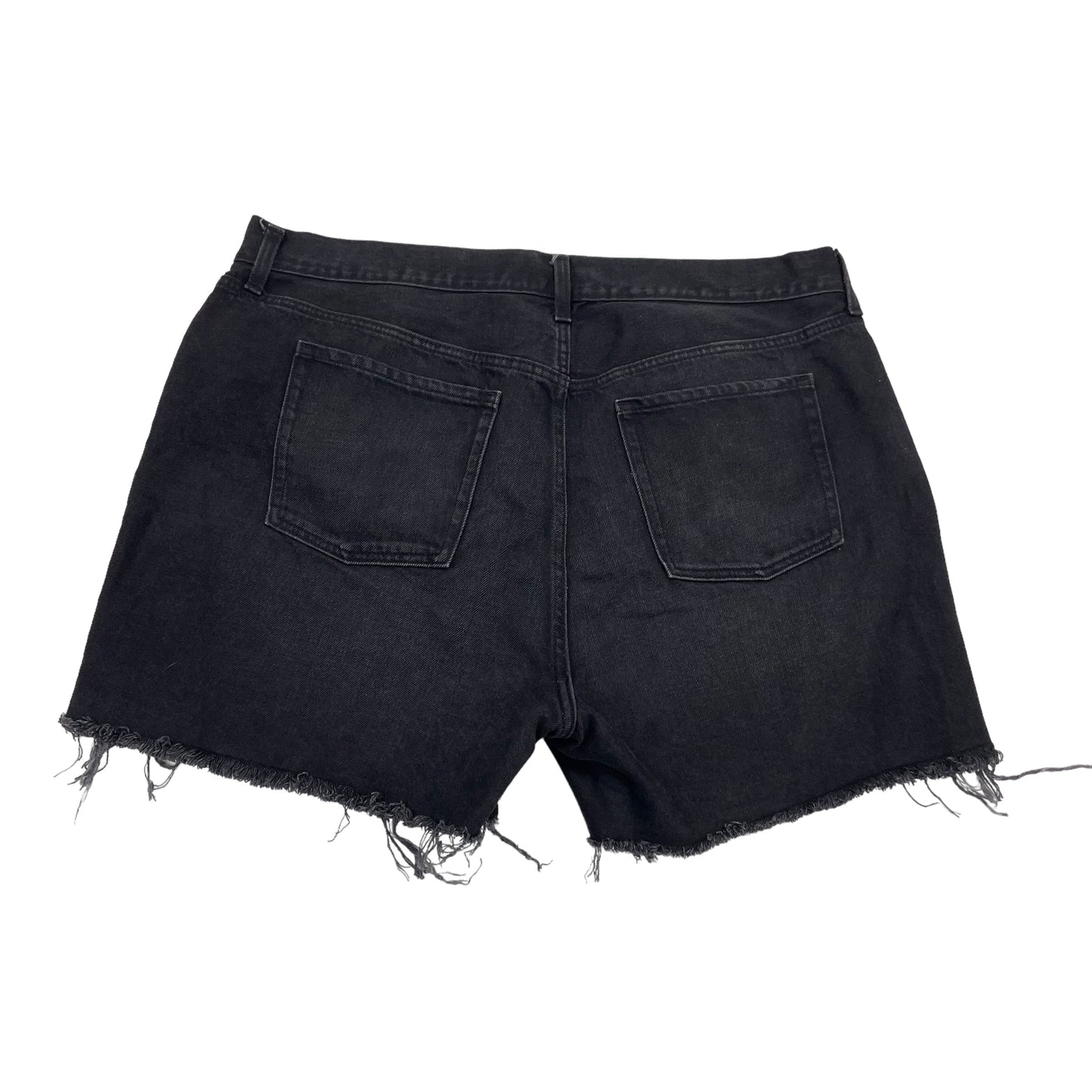 BLACK DENIM SHORTS by OLD NAVY Size:18