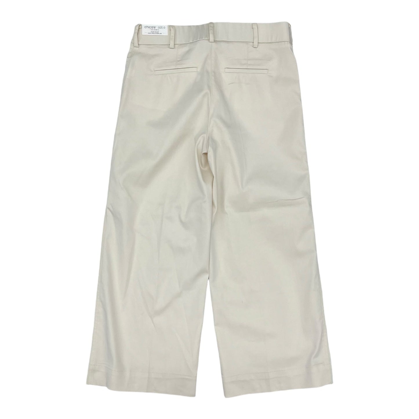 Pants Cropped By Chicos In Cream, Size:4