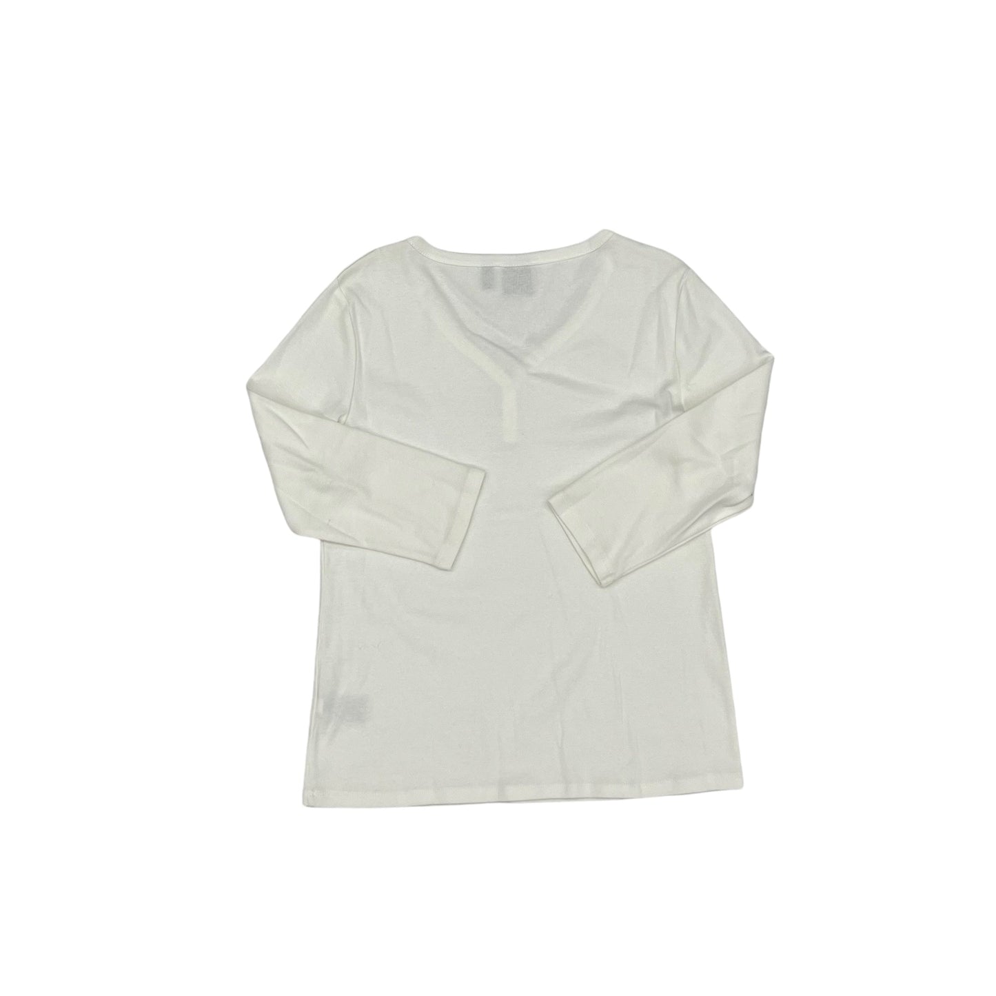 Top Ls By Rafaella In White, Size:L