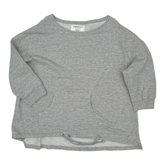 SWEATSHIRT CREWNECK by    CLOTHES MENTOR In GREY, Size: 1X