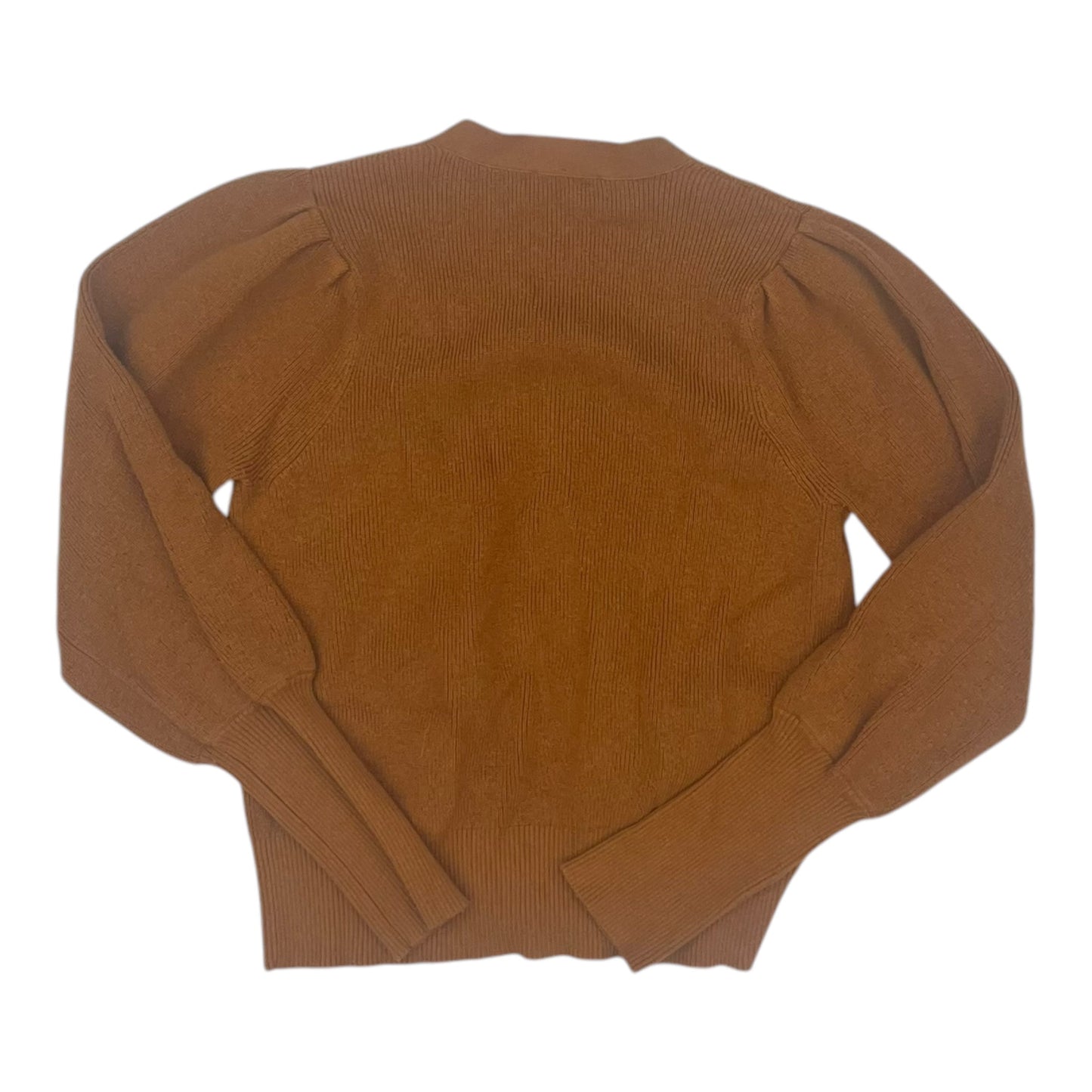 Sweater Cardigan By Ann Taylor In Brown, Size:M