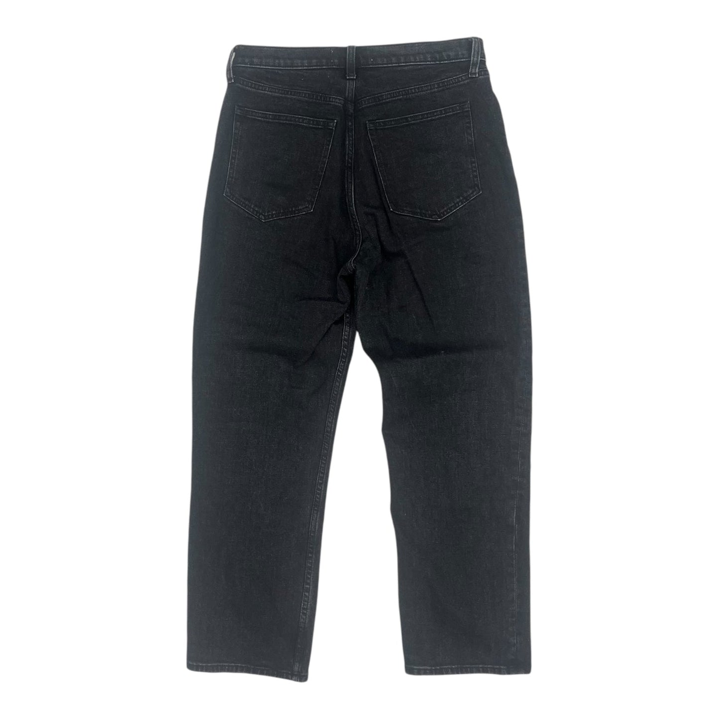 Jeans Straight By Abercrombie And Fitch In Black, Size:10