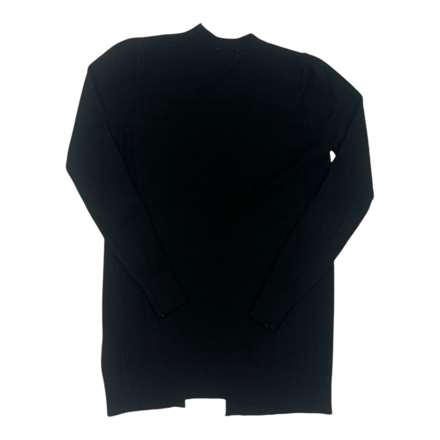 Sweater Cardigan By Clothes Mentor In Black, Size:S